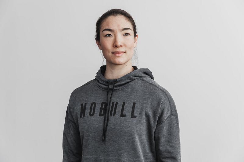 Dark / Grey Nobull WoHoodie Women's Hoodie | CA Z2188U